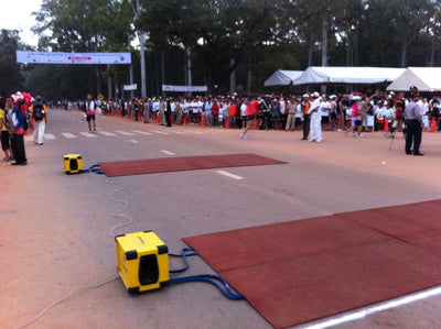 Timing job has successfully funished at  the Angkor Wat International Half Marathon has ended in Cambodia.